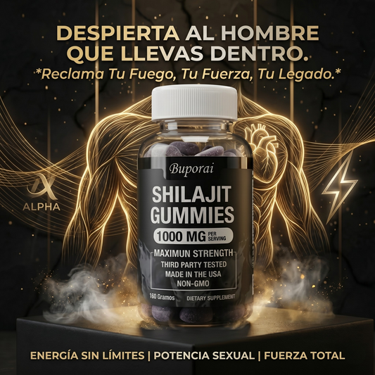 AlphaShilajit Gomitas - Mejora tu Rendimiento