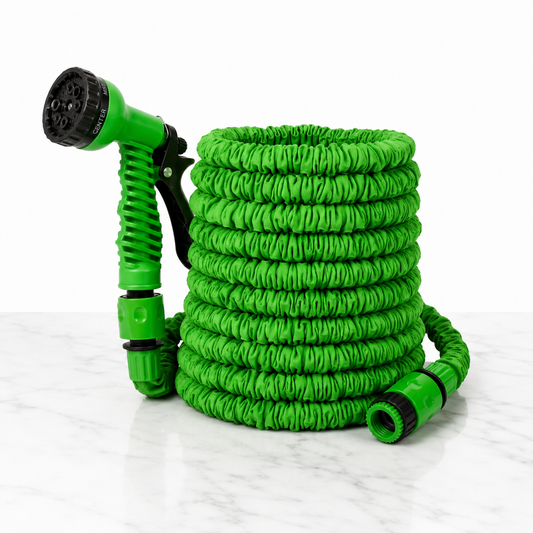 AquaStretch™ – Se expande hasta 3 veces su tamaño, 7 modos de riego y se guarda sola en segundos