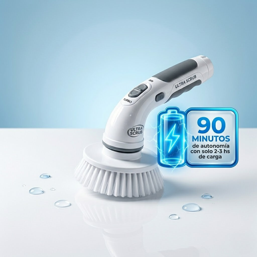AquaSpin Elite™ – Potencia rotatoria inalámbrica para baños, cocinas y pisos impecables en minutos