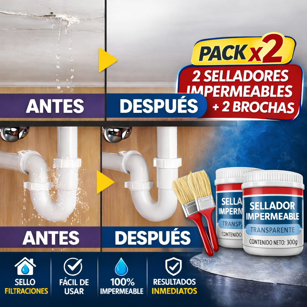 Elimina filtraciones en segundos sin necesidad de maestro