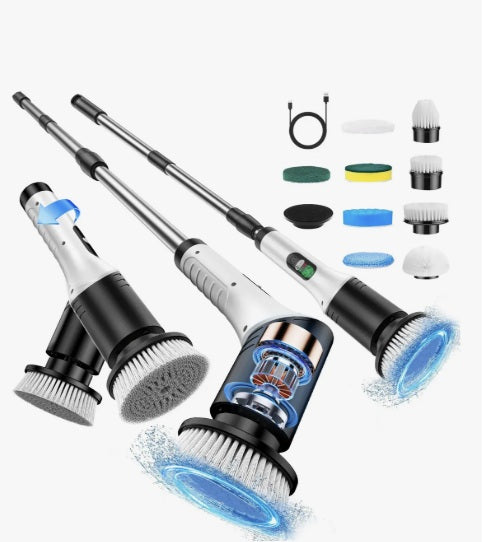 AquaSpin Elite™ – Potencia rotatoria inalámbrica para baños, cocinas y pisos impecables en minutos